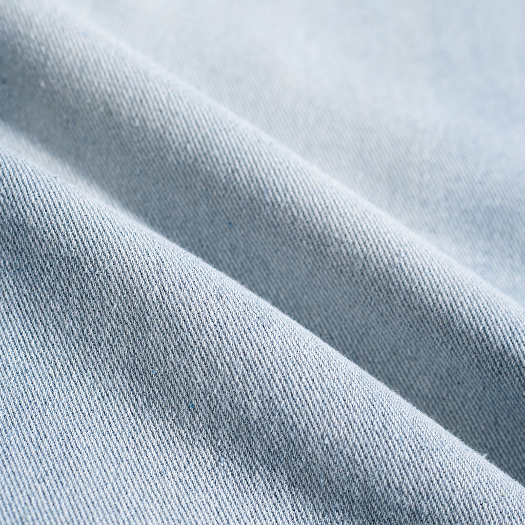 Light Wash Brush Mark Baggy Jeans