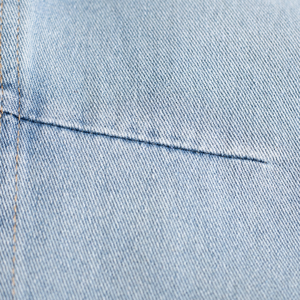 Back Gradient Brush Stripe Baggy Jeans
