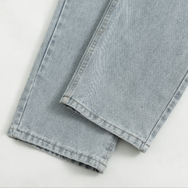 Light Wash Baggy Wide Leg Jeans